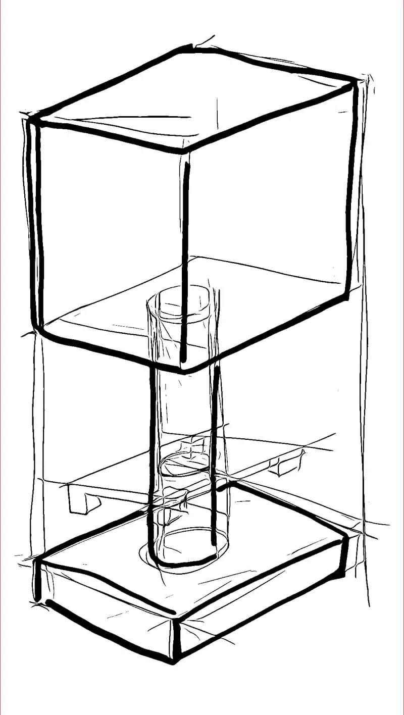 Illustration podium 3 Dimensionnels posé au sol